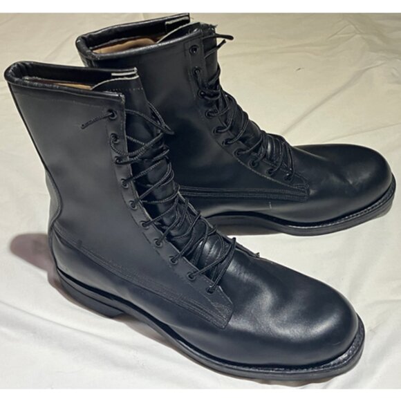 Addison Shoe Company Steel-Toed Combat Boots - Vintage and Authentic - Picture 2 of 14